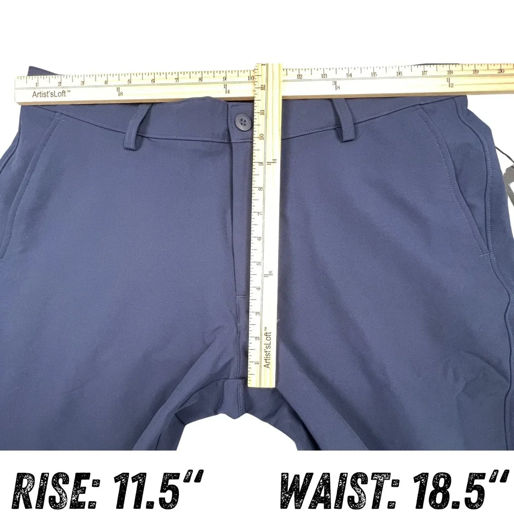 NWT Under Armour 38x32 Matchplay Performance Golf Pants Navy Blue Straight Leg